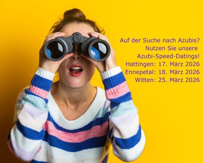 © SAG stock/shutterstock.com Symbolbild: Junges Mädchen mit Fernglas